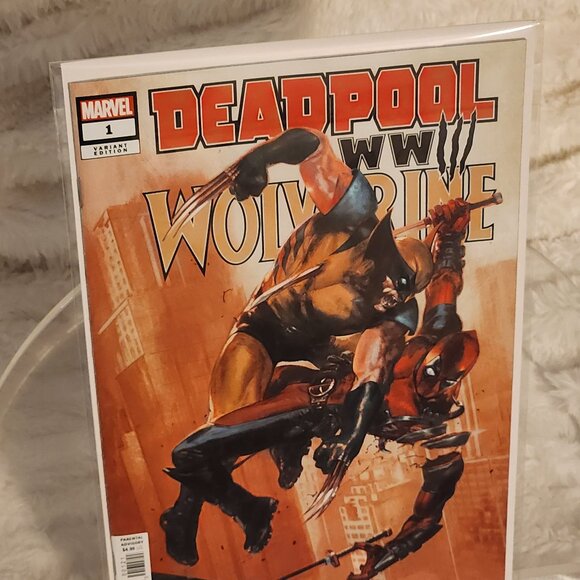 Deadpool Wolverine WW III #1B (2024) Marvel Comics, 1st Cameo Delta, NM - Picture 13 of 14